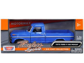 imeless Legends 1972 Ford F-100 Pick Up Truck 1:24 Blue