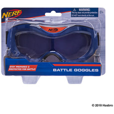 NERF Elite Goggles, Transparent/Clear Impact-Resistant Tactical Eyewear