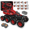 Mould King Climb Car 8x8 V2 Off-Road Vehicle Model, Building Block Climbing Vehicle Remote Control