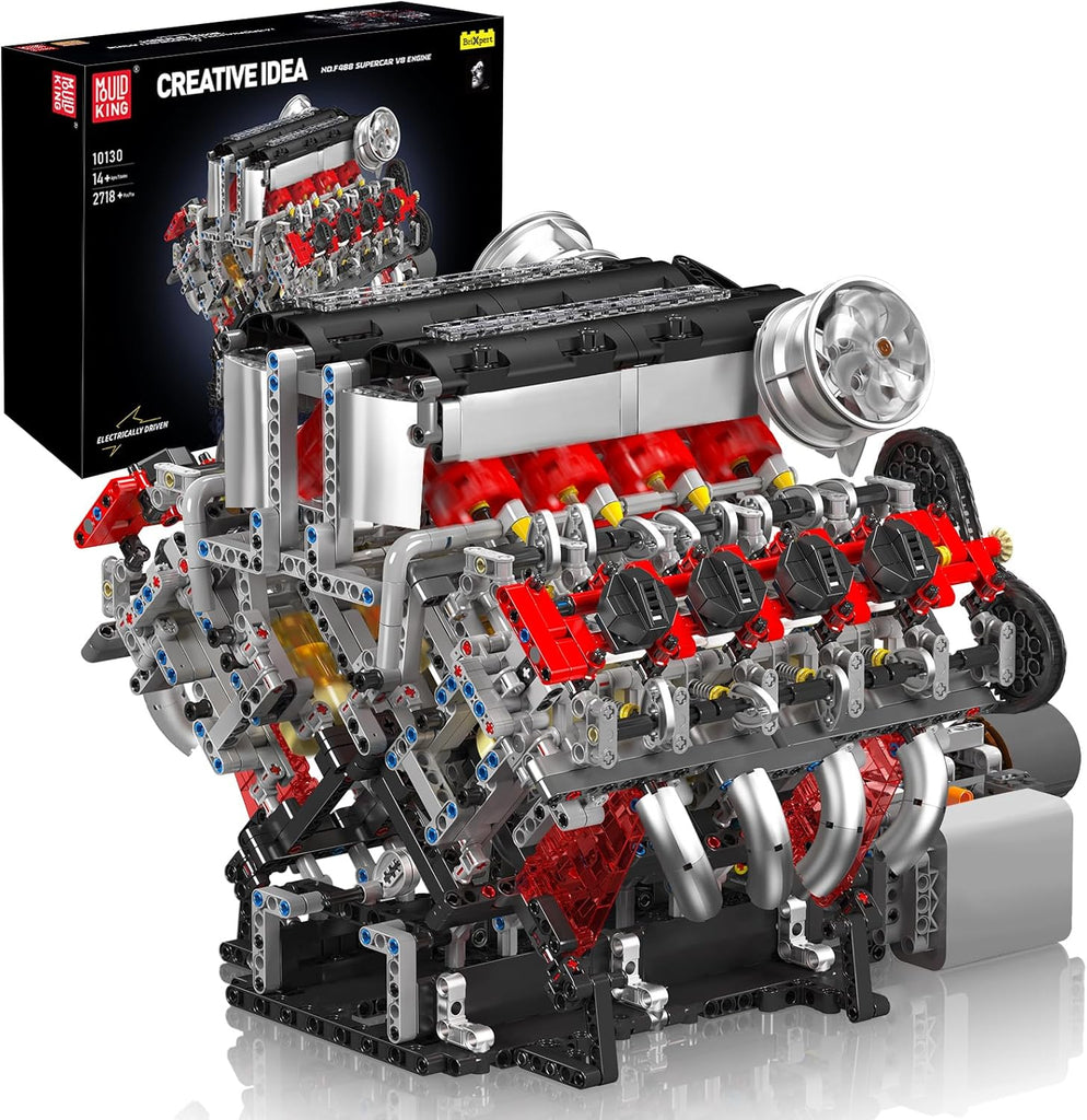 Mould King 10130 V8 Engine Building Blocks Set – GP Models