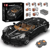 Mould King 13163 Voiture Noire (sounds of night) Remote Controlled Hyper Car