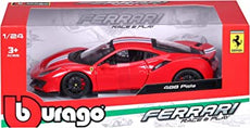 1:24 Bburago Ferrari 488 Pista year 2018 red