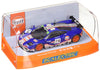 Scalextric- McLaren F1 GTR Gulf Edition Le Mans 1995 1:32 Slot Race Car C3969, Blue/White & Orange