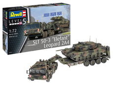 Revell  -REV-03311 SLT 50-3 Inch Elephant and Leopard 2A4, 1:72 Toys, 12 Years to 99 Years, Coloured