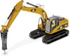 DM CAT 320D L Hydraulic Excavator with Hammer 1:50 Scale