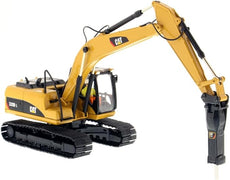 DM CAT 320D L Hydraulic Excavator with Hammer 1:50 Scale