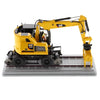 DIECAST MASTER -DM85662 M323F RAILROAD WHEELED EXCAVATOR 1:50 Model