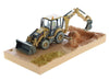 DIECAST MASTERS - 1/50 CAT 420F2 IT Backhoe Loader Operator Yellow By Diecast Masters