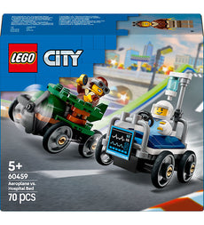 LEGO® City Aeroplane vs. Hospital Bed Race Car Pack