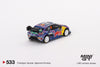 1/64 MINI GT Ford Puma Rally1 #19 M-Sport Ford WRT 2022 Rally MonteCarlo Winner LHD