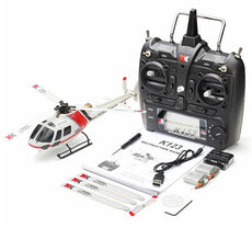 XK-6CH Brushless 3D6G System AS350 Scale RC Helicopter - White