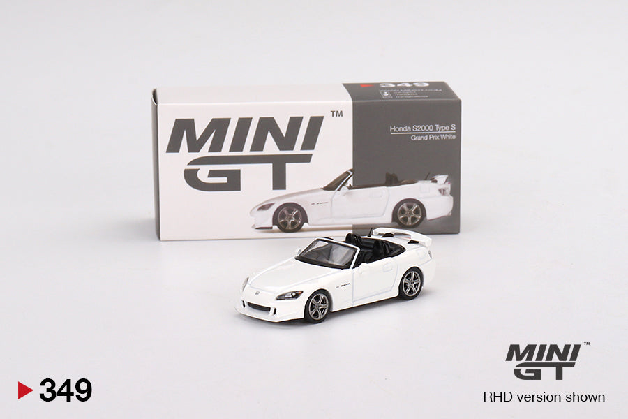 1/64 MINI GT Honda S2000 (AP2) Type S Grand Prix White