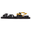 DIECAST MASTERS 1/87 KENWORTH T880S 40IN-SLEEPER TANDEM TRACTOR WITH LOWBOY TRAILER AND CAT® 320D L HYDRAULIC EXCAVATOR