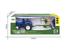 Korody Toys remote control tractor with rake, 2.4 GHz RTR, 1:24