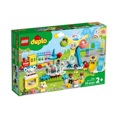 LEGO 10956 DUPLO Amusement Park Fairground with Train, Carousel & Ferris Wheel