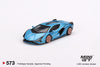 1/64 MINI GT Lamborghini Sián FKP 37 Blu Aegir