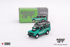 1/64 MINI GT Land Rover Defender 110 1985 County Station Wagon Trident Green