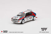 Mini GT –  Lancia Delta HF Integrale Evoluzione #3 1992 Rally 1000 Lakes Winner (1/64 Scale Model)