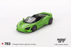 Mini GT –  Mclaren 750S Spider Mantis Green (1/64 Scale Model)