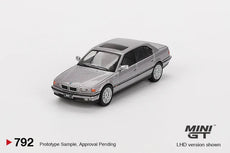 Mini GT - BMW 750IL Aspen Silver Metallic (1/64 Scale Model)