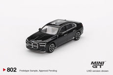 Mini GT - BMW i7 xDrive60 Black Sapphire (1/64 Scale Model)