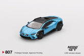 MINI GT 1:64 Lamborghini Huracan Sterrato Blu Aegir