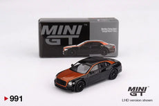 Mini GT - Bentley Flying Spur Orange Flame/Onyx (1/64 Scale Model)