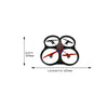 Wltoys-2.4GHZ GROTE 6 AS RC QUADCOPTER RTF