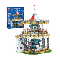 Mould King Creator Series MKingLand：Carousel Building Blocks