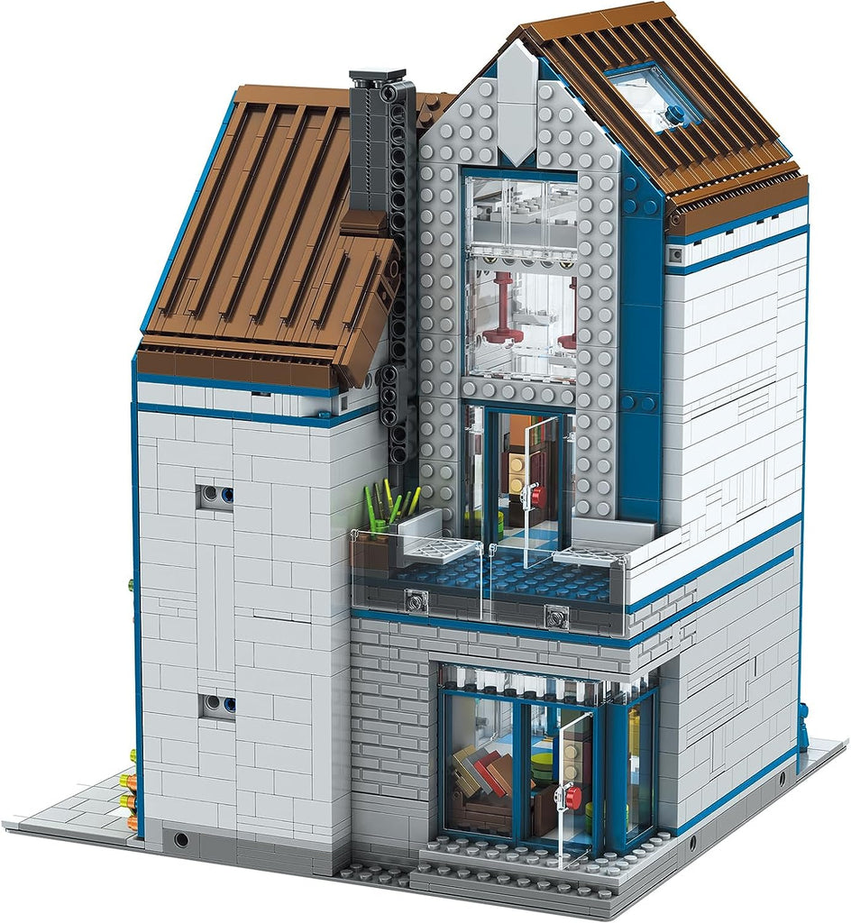 Mould King -2788 Pieces Modular Modern Library Model LED with Lighting ...