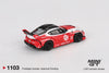 Mini GT -  LB★WORKS Toyota GR Supra Red/White (1/64 Scale Model)
