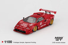 Mini GT - Lamborghini Countach LB-Works Red (1/64 Scale Model)