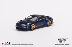 1/64 MINI GT Porsche 911 (992) GT3 Touring Gentian Blue Metallic