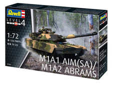 M1A1 AIM(SA)/ M1A2 ABRAMS PLASTIC MODEL KIT 1/72 SCALE REVELL