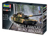 M1A1 AIM(SA)/ M1A2 ABRAMS PLASTIC MODEL KIT 1/72 SCALE REVELL