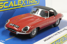 Scalextric Jaguar E-Type Red 848CRY 1:32 Slot Car