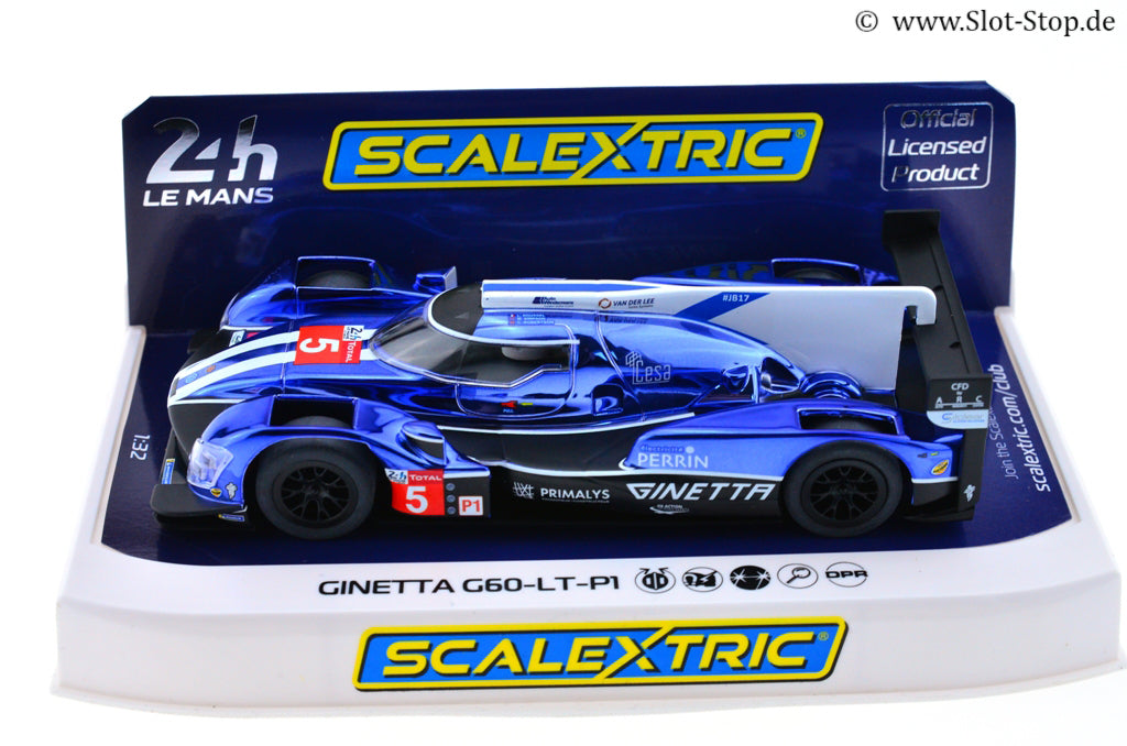 Scalextric Blue Ginetta G60-LT-P1 Le Mans 2018 1/32 Slot Car