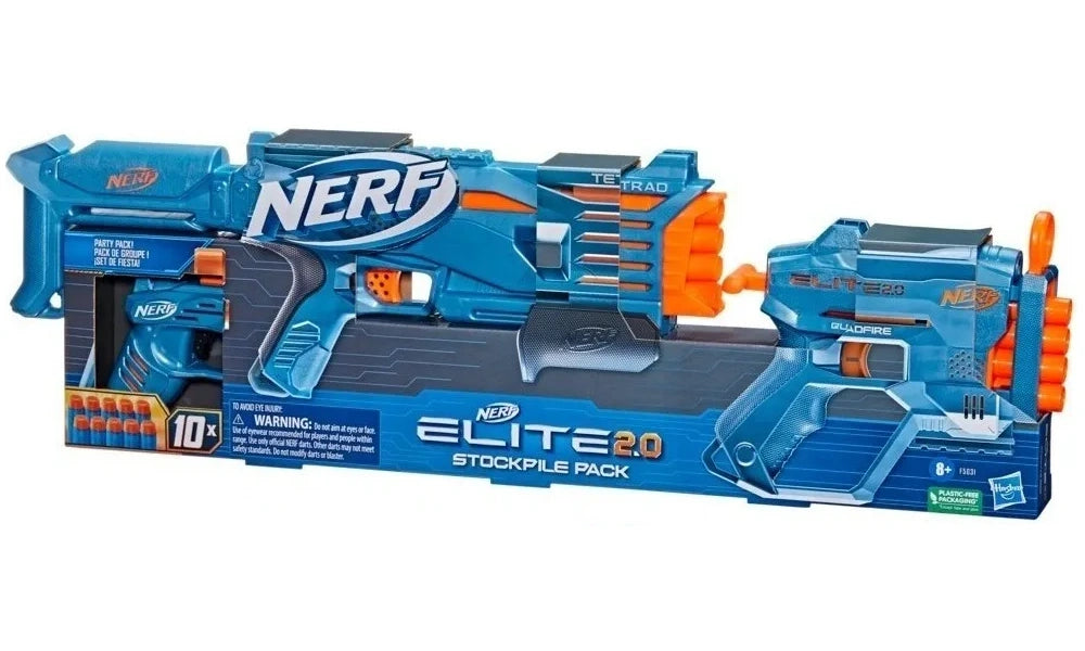 Nerf Elite 2.0 Slyshot Blaster for kids - Color May Vary