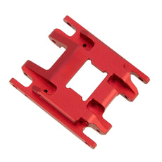 hobby details-1/18 aluminium gear box skid plate for trx-4m red