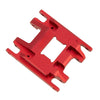 hobby details-1/18 aluminium gear box skid plate for trx-4m red