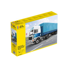 HELLER -Volvo F12-20 Globetrotter with tarpaulin trailer