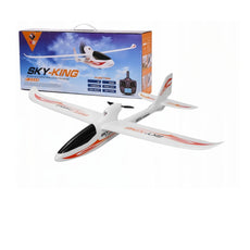 WL-Sky-king 2.4G 3CH Radio Control RC Airplane Aircraft RTF High-speed Glider Remote Control Aircraft with Six-axis Gyroscope