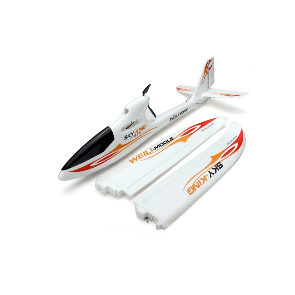 WL-Sky-king 2.4G 3CH Radio Control RC Airplane Aircraft RTF High-speed ...