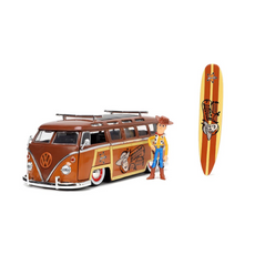 Jada- 1/24 Toy Story Woody & Volkswagen T1 Bus