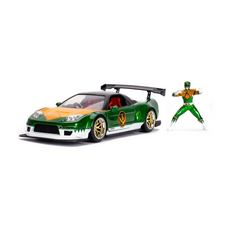 Jada- 1/24 Power Rangers Green Ranger & 2002 Honda NSX Type-R Japan Spec