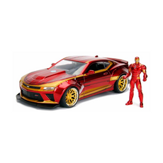 Jada- 1/24 Marvel Avengers Iron Man & 2016 Chevrolet Camaro