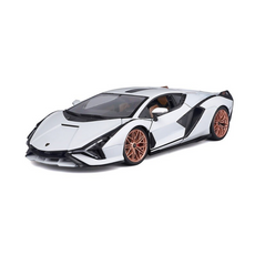 Bburago-1/18 Lamborghini Sian Fkp 37 (White)