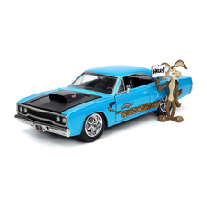 Jada- 1/24 Looney Tunes Wil E. Coyote & 1970 Plymouth Road Runner