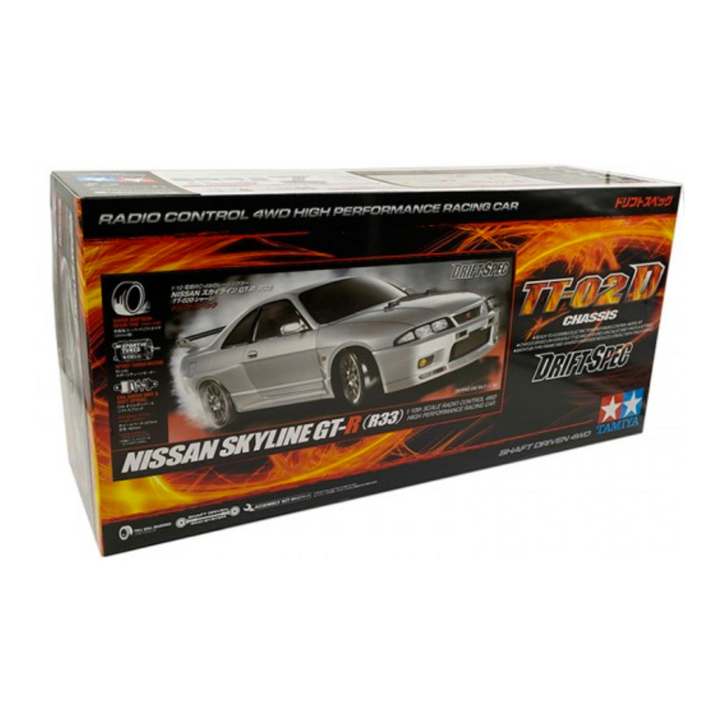 Tamiya-1/10 NISSAN SKYLINE GT-R R33 Drift Spec (TT-02D) – GP Models