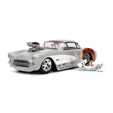 Jada- 1/24 Looney Tunes Bugs Bunny & 1957 Chevrolet Corvette